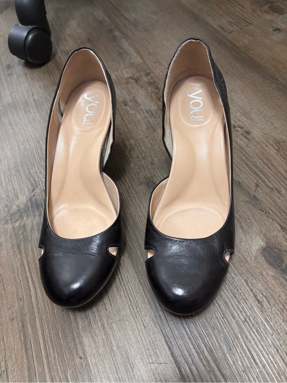 you by crocs - Black Women's Wedged Heels